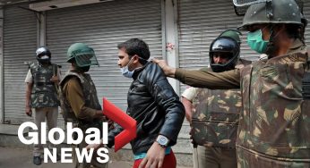 Coronavirus outbreak: Indian police break up citizenship protests as lockdown enforced