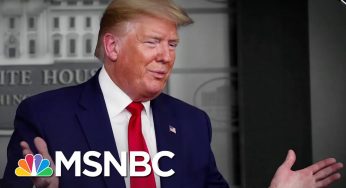 Trump Blasts States And Fights With Media As Coronavirus Deaths Soar | The 11th Hour | MSNBC