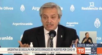 Argentina se disculpa por datos errados de muertes por COVID-19 en Chile