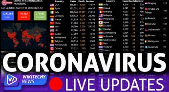Coronavirus Live : Real Time Counter, World Map, Stats – #StayHome #WithMe