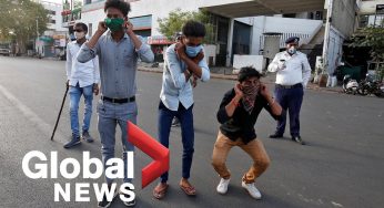 Coronavirus outbreak: Indian police punish lockdown offenders with violence, push-ups