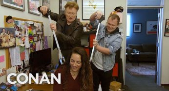 Conan Shares Coronavirus Tips With His Staff – CONAN on TBS