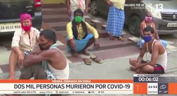 Dos mil personas murieron por COVID-19 en India