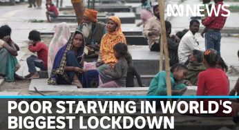 India: Worlds biggest COVID-19 lockdown leaves poor starving | ABC News