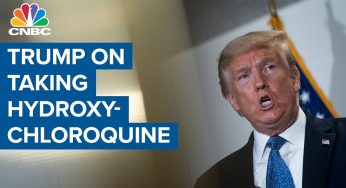 Pres. Donald Trump: I'm taking hydroxychloroquine to prevent coronavirus infection
