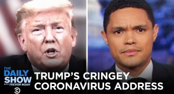 Trump’s Coronavirus Address, Blooper Reel Included | The Daily Show