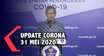 Update Corona 31 Mei 2020: 26.473 Positif, 7.308 Sembuh, 1.613 Meninggal