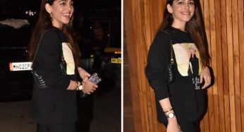 Alaya F is all about athleisure glam in the most affordable Devil Wears Prada sweatshirt that costs Rs. 2,300 only : Bollywood News