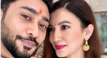 Newlyweds Gauahar Khan and Zaid Darbar share pictures from the grand welcome they received at their friends’ place : Bollywood News