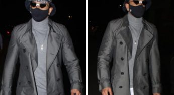 Ranveer Singh steps up his style game with a classy winter look at the airport : Bollywood News