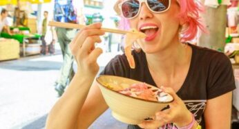 Exploring local cuisine while traveling